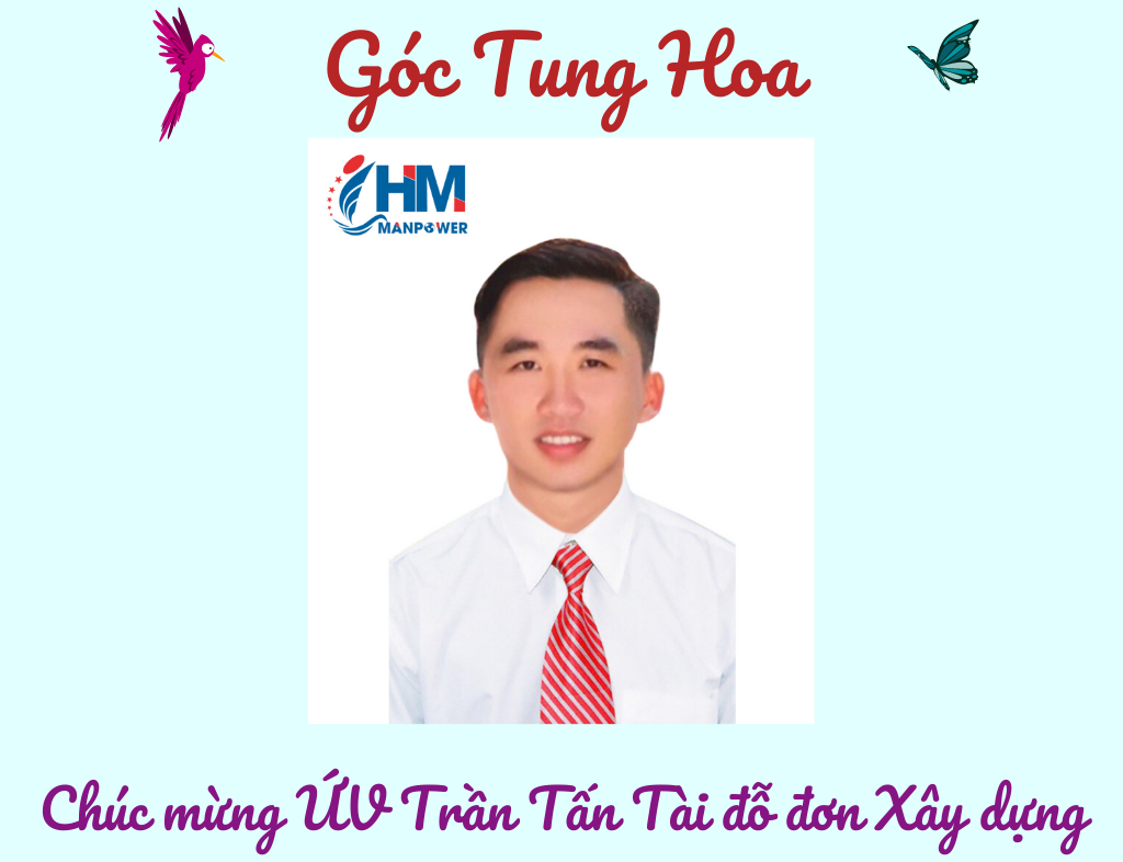 Chúc mừng ứng viên Trần Tấn Tài đỗ đơn Xây dựng