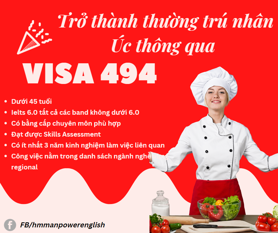  Visa 494: MỞ RỘNG CON ĐƯỜNG ĐỊNH CƯ ÚC CHO LAO ĐỘNG CÓ TAY NGHỀ