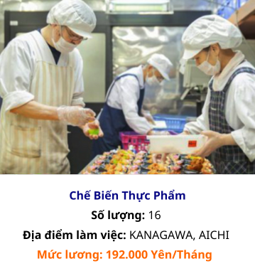 đơn nhật chế biến thực phẩm