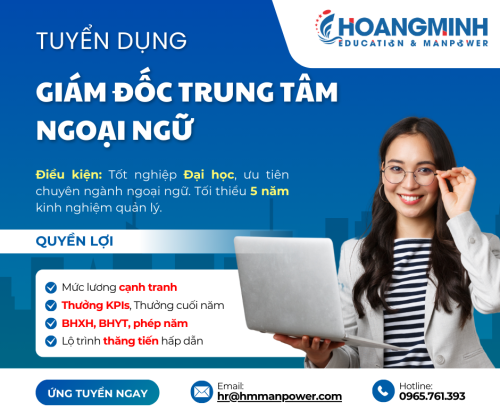 hoàng minh tuyển dụng