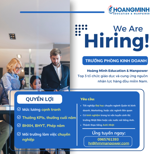 trưởng phòng kinh doanh