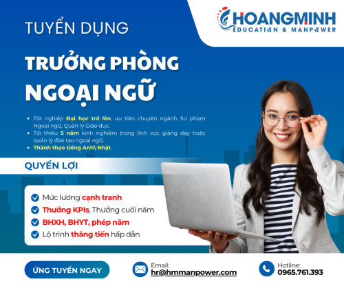 trưởng phòng ngoại ngữ